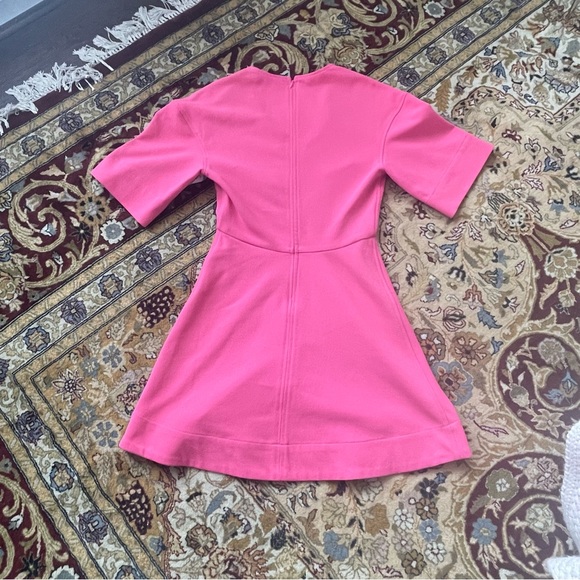 Ganni Stretch suiting v-neck mini dress - Picture 11 of 13